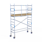 Rolsteiger Alumexx Light 75x250 4,2m werkhoogte tegen de gevel