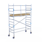 Rolsteiger Alumexx Light 90x250 4,2m werkhoogte tegen de gevel