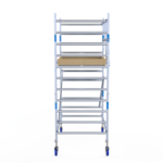 Rolsteiger Alumexx Light 135x190 4,2m werkhoogte tegen de gevel