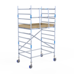 Rolsteiger Alumexx Light 135x190 4,2m werkhoogte tegen de gevel