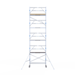 Rolsteiger Alumexx Extra 75x250 10,2m werkhoogte tegen de gevel