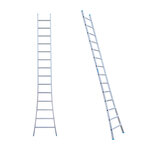 Eurostairs Ladder enkel uitgebogen 1x14 sporten
