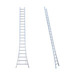 Eurostairs Ladder enkel uitgebogen 1x20 sporten