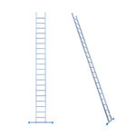 Eurostairs Ladder enkel recht 1x20 sporten