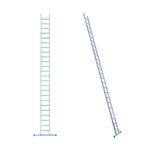 Eurostairs Ladder enkel recht 1x24 sporten