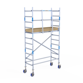 Rolsteiger Alumexx Light 75x190 4,2m werkhoogte tegen de gevel