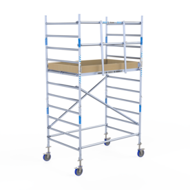 Rolsteiger Alumexx Light 135x190 4,2m werkhoogte tegen de gevel