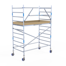 Rolsteiger Alumexx Extra 135x250 4,2m werkhoogte tegen de gevel