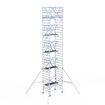 Rolsteiger Standaard 135x190 11,2m werkhoogte carbon vloer dubbele voorloopleuning