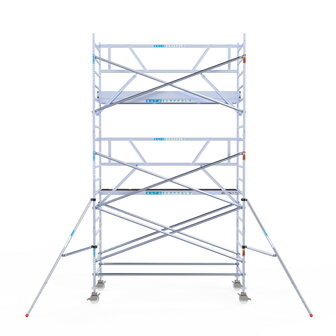 Rolsteiger Standaard 135x305 6,2m werkhoogte enkele voorloopleuning