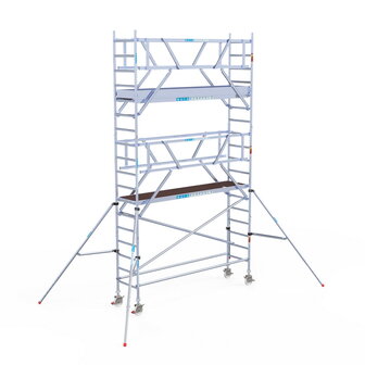 Rolsteiger Standaard 75x305 6,2m werkhoogte dubbele voorloopleuning