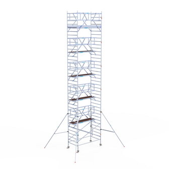 Rolsteiger Standaard 135x250 12,2m werkhoogte carbon vloer dubbele voorloopleuning