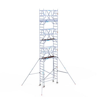 Rolsteiger Standaard 75x190 9,2m werkhoogte carbon vloer + dubbele voorloopleuning