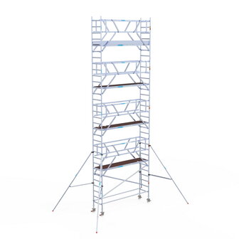 Rolsteiger Standaard 75x305 10,2m werkhoogte carbon vloer + dubbele voorloopleuning