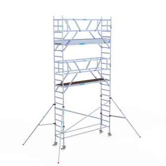 Rolsteiger Standaard 75x305 7,2m werkhoogte carbon vloer + dubbele voorloopleuning