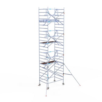 Rolsteiger Standaard 135x190 8,2m werkhoogte carbon vloer + enkele voorloopleuning