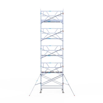 Rolsteiger Standaard 135x250 10,2m werkhoogte carbon vloer + enkele voorloopleuning