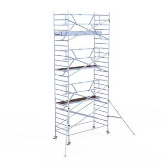 Rolsteiger Standaard 135x305 8,2m werkhoogte carbon vloer + enkele voorloopleuning