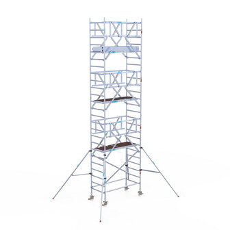 Rolsteiger Standaard 90x190 8,2m werkhoogte carbon vloer + dubbele voorloopleuning