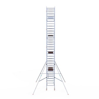 Rolsteiger Standaard 90x190 10,2m werkhoogte carbon vloer + dubbele voorloopleuning