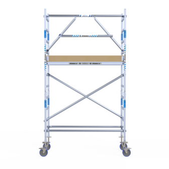 Rolsteiger Alumexx Extra 75x190 4,2m werkhoogte tegen de gevel