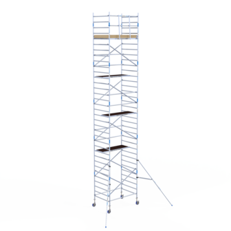 Rolsteiger Alumexx Light 135x190 11,2m werkhoogte tegen de gevel