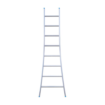 Eurostairs Ladder enkel uitgebogen 1x8 sporten