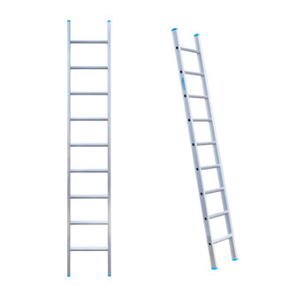 Eurostairs Ladder enkel recht 1x9 sporten