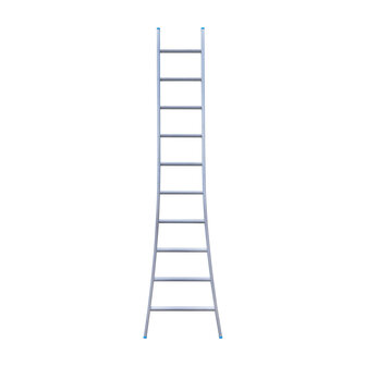 Eurostairs Ladder enkel uitgebogen 1x10 sporten