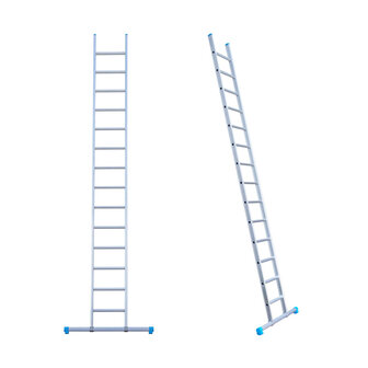 Eurostairs Ladder enkel recht 1x14 sporten