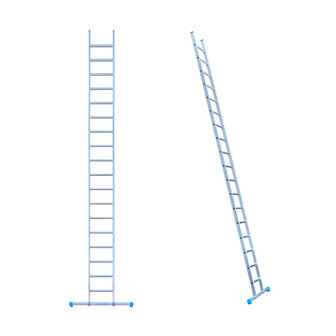 Eurostairs Ladder enkel recht 1x18 sporten