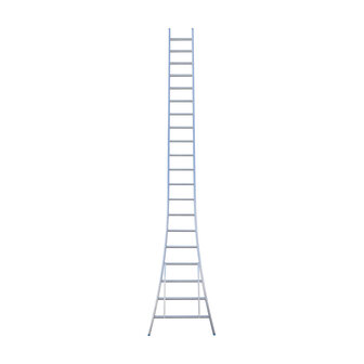 Eurostairs Ladder enkel uitgebogen 1x20 sporten