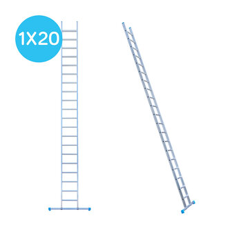 Eurostairs Ladder enkel recht 1x20 sporten