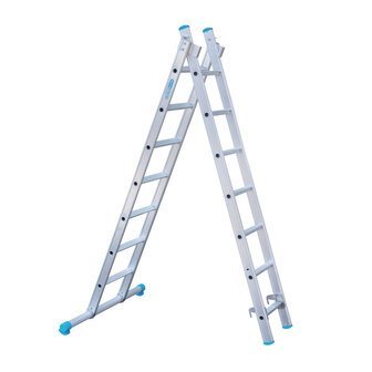 Eurostairs Reform ladder dubbel recht 2x7 sporten