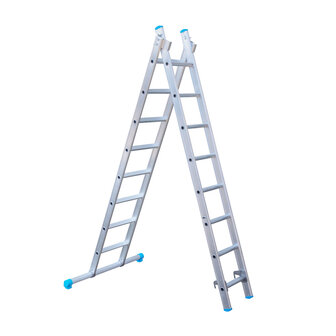 Eurostairs Reform ladder dubbel recht 2x8 sporten