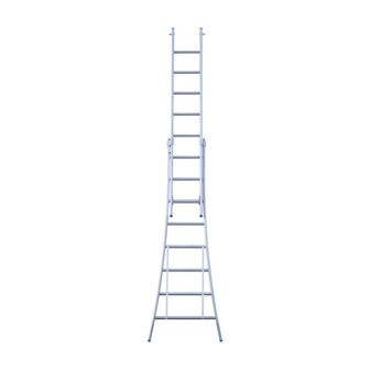 Eurostairs Reform ladder dubbel uitgebogen 2x8 sporten