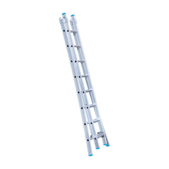 Eurostairs Reform ladder dubbel uitgebogen 2x8 sporten