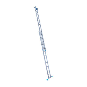 Eurostairs Reform ladder dubbel recht 2x12 sporten + gevelrollen