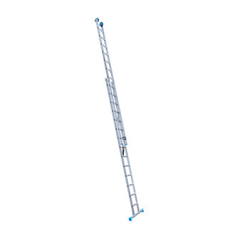 Eurostairs Reform ladder dubbel recht 2x14 sporten + gevelrollen