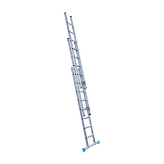 Eurostairs Reform ladder driedelig recht 3x8 sporten