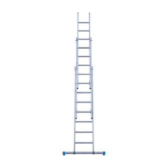 Eurostairs Reform ladder driedelig recht 3x8 sporten