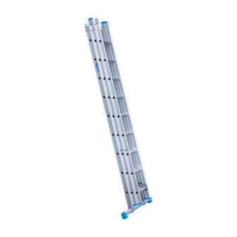 Eurostairs Reform ladder driedelig recht 3x9 sporten