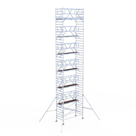 Rolsteiger Standaard 135x305 14,2m werkhoogte carbon vloer dubbele voorloopleuning