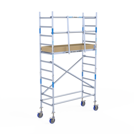 Rolsteiger Alumexx Light 75x190 4,2m werkhoogte tegen de gevel