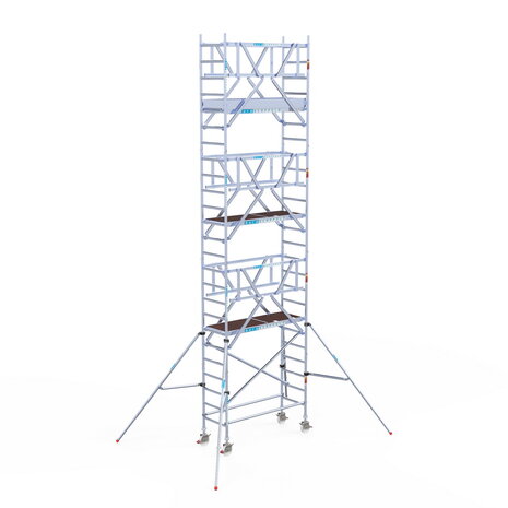 Rolsteiger Standaard 75x190 8,2m werkhoogte carbon vloer + dubbele voorloopleuning