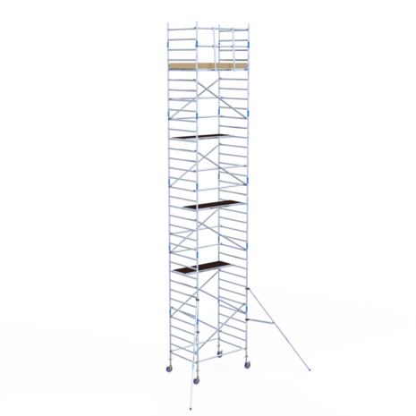 Rolsteiger Alumexx Light 135x190 11,2m werkhoogte tegen de gevel