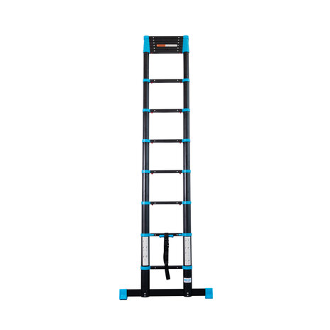 Telescoopladder Black 'n Blue Professioneel 3,8 meter met softclose