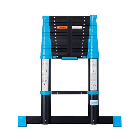 Telescoopladder Black 'n Blue Professioneel 4,1 meter met softclose