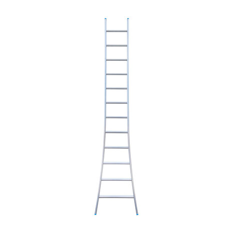 Eurostairs Ladder enkel uitgebogen 1x12 sporten