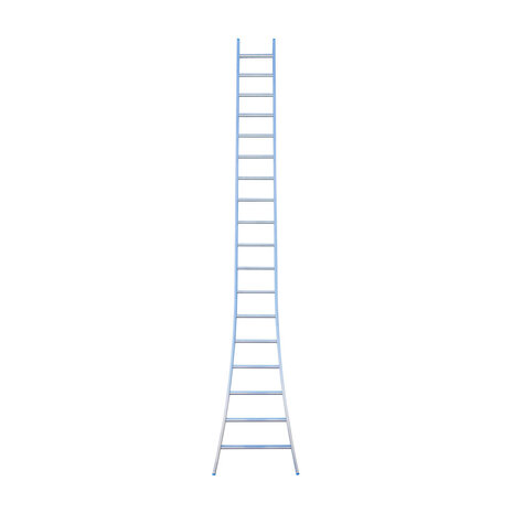 Eurostairs Ladder enkel uitgebogen 1x18 sporten